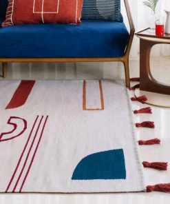 Kiliim Glyphs Wool Runner / Rug Home Goods