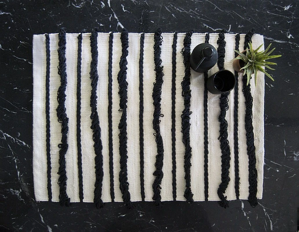 Kiliim Loops Bath Mat Home Goods 2 Kiliim Loops Bath Mat Home Goods