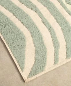 Kiliim Mint Markings Wool Rug