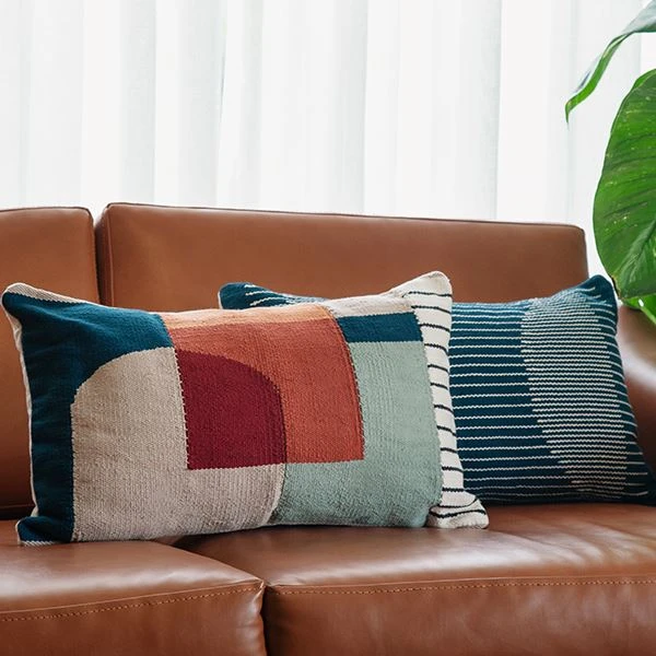 Kiliim Mirror Lumbar Pillow Cover Kiliim Mirror Lumbar Pillow Cover