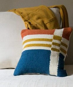 Kiliim Modernist Wool Throw Pillow Cover