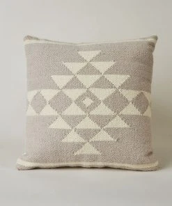 Kiliim Neutral Sahara Wool Throw Pillow Cover Home Goods