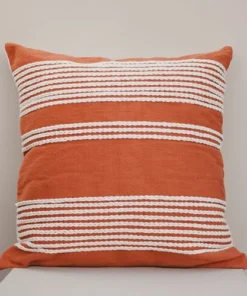 Kiliim Orange Meadow Floor Cushion Cover Home Goods