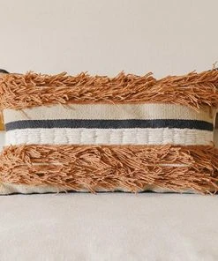 Kiliim Tactile Mix Wool Lumbar Pillow Cover