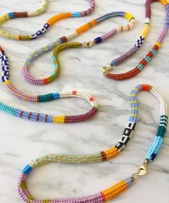 Kisiwa Jewelry Cuerda One Of A Kind Beaded Choker 12 Kisiwa Jewelry Cuerda One Of A Kind Beaded Choker
