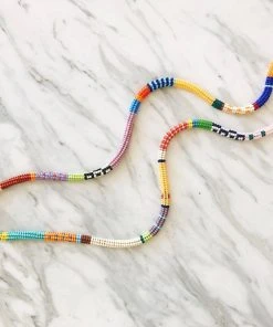 Kisiwa Cuerda One Of A Kind Beaded Necklace 6 Kisiwa Cuerda One Of A Kind Beaded Necklace