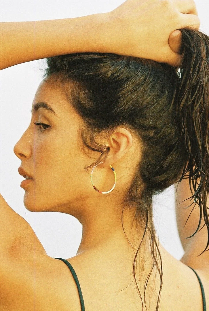 Kisiwa Rangi One Of A Kind Hoop Earrings Jewelry 2 Kisiwa Rangi One Of A Kind Hoop Earrings Jewelry