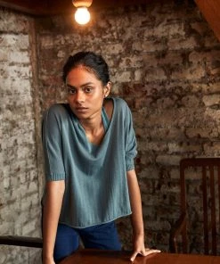 No Nasties Knit Wide Top Clothing