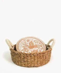 Korissa Bread Warmer + Basket - Bird Round