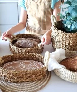 Korissa Bread Warmer + Basket - Owl Round Home Goods