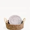 Korissa Home Goods Bread Warmer + Basket - Vintage Flower