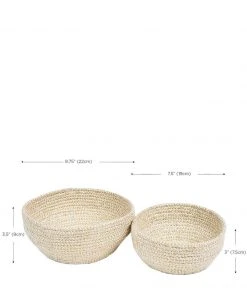 Korissa Glitter Bowl Set - White Home Goods