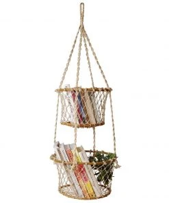 Korissa Jhuri Double Hanging Basket