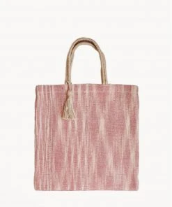 Korissa Accessories Nadi Jute Tote Bag - Red