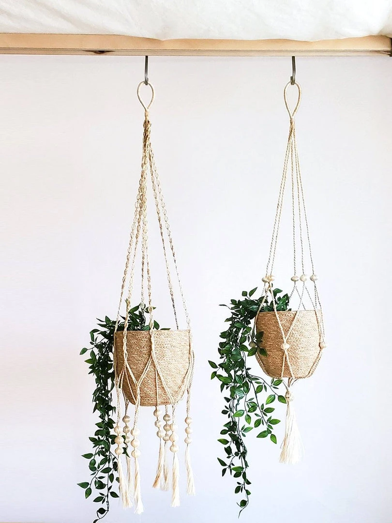 Korissa Home Goods Fiora Plant Hanger Set 2 Korissa Home Goods Fiora Plant Hanger Set