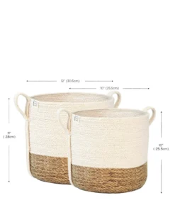 Korissa Savar Side Handle Basket Set