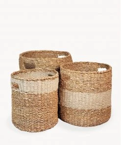 Korissa Savar Hamper Basket With Handle Set - Natural 11 Korissa Savar Hamper Basket With Handle Set - Natural