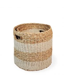 Korissa Savar Hamper Basket With Handle Set - Natural 13 Korissa Savar Hamper Basket With Handle Set - Natural