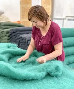 Kyrgies Men's Wool Tengries Slippers - Plum