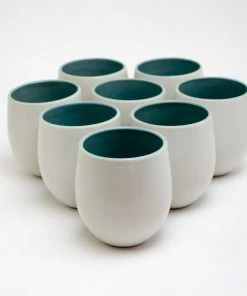 Carthage.Co La Marsa Stoneware Goblet Set Kitchen + Dining