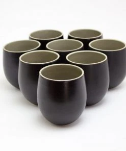 Carthage.Co La Marsa Stoneware Goblet Set Kitchen + Dining