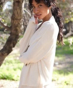 LA Relaxed New Arrivals Bloom Tencel Hachi Cardigan