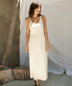 LA Relaxed New Arrivals Jacquard Pointelle Sundress