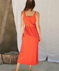 LA Relaxed New Arrivals Jacquard Pointelle Sundress