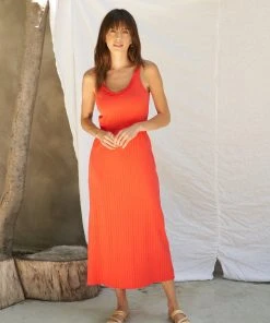 LA Relaxed New Arrivals Jacquard Pointelle Sundress