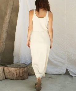 LA Relaxed New Arrivals Jacquard Pointelle Sundress