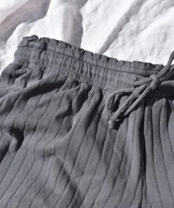 LA Relaxed New Arrivals Pointelle Flutter Short