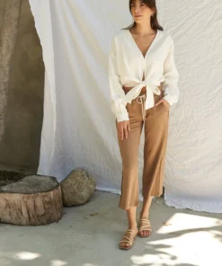 LA Relaxed Wide Leg Modal Crop Pant New Arrivals