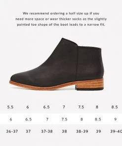 Nisolo Lana Ankle Boot - Black Sale
