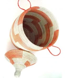 Mbare Large Patterned Hamper Basket