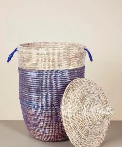 Mbare Large Two-Tone Basket