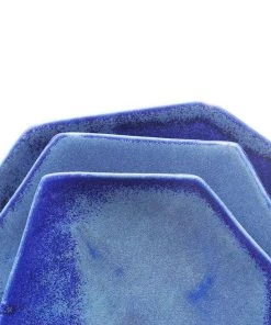 Lauren HB Studio Formation Porcelain Plate - Azul