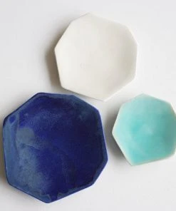 Lauren HB Studio Formation Porcelain Plate - Azul