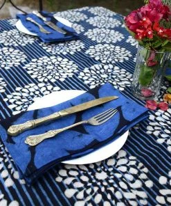 Ichcha Leaf Art Napkin Set Kitchen + Dining