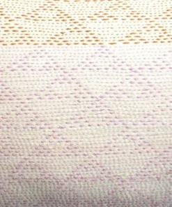 Leah Singh Eva Wool Lumbar Pillow Cover - Ivory + Pink