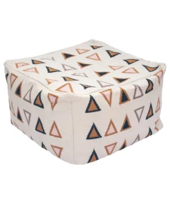 Leah Singh Gramercy Multi Pouf Home Goods
