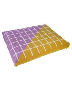 Leah Singh Grid Dog Bed Cover