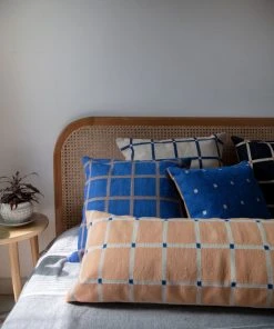 Leah Singh New Arrivals Grid Reversible Throw Pillow Cover