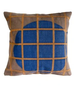 Leah Singh New Arrivals Circle Grid Reversible Throw Pillow Cover