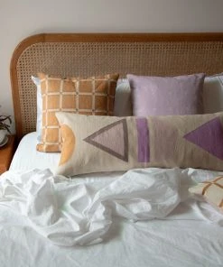 Leah Singh Grid Reversible Lumbar Pillow Cover