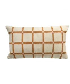 Leah Singh Grid Reversible Lumbar Pillow Cover