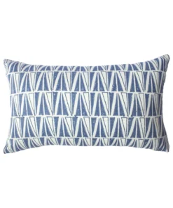Leah Singh Indigo Lumbar Pillow Cover - Deep