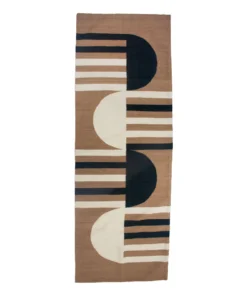 Leah Singh Luna Mod Wool Rug - Black Home Goods