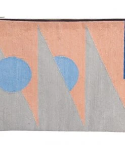 Leah Singh Olivia Triangle Clutch - Peach