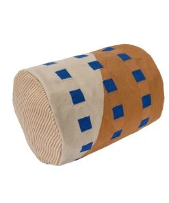 Leah Singh New Arrivals Squares Bolster Pillow Cover