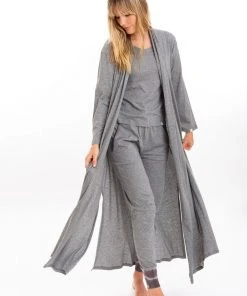 Leena & Lu Home Goods Pima Cardigan Robe